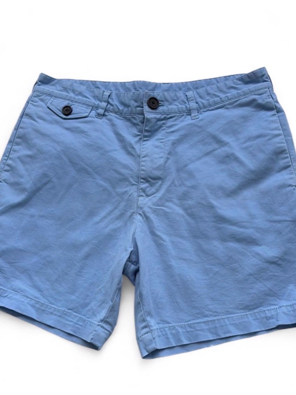 ARMANI Men's Blue chino Shorts Sz 46 gently pre owned